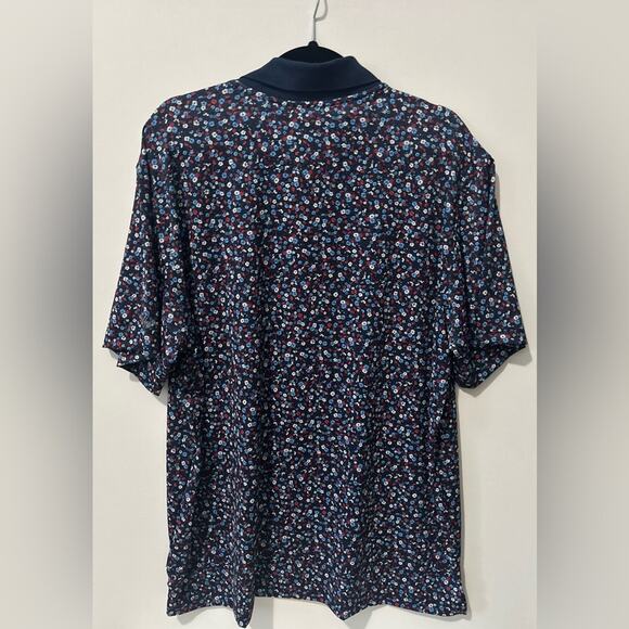 NWTS Men’s Walter Hagen Performance 11 Polo size Small;Blue Multi-3 BTN placket - Picture 3 of 6